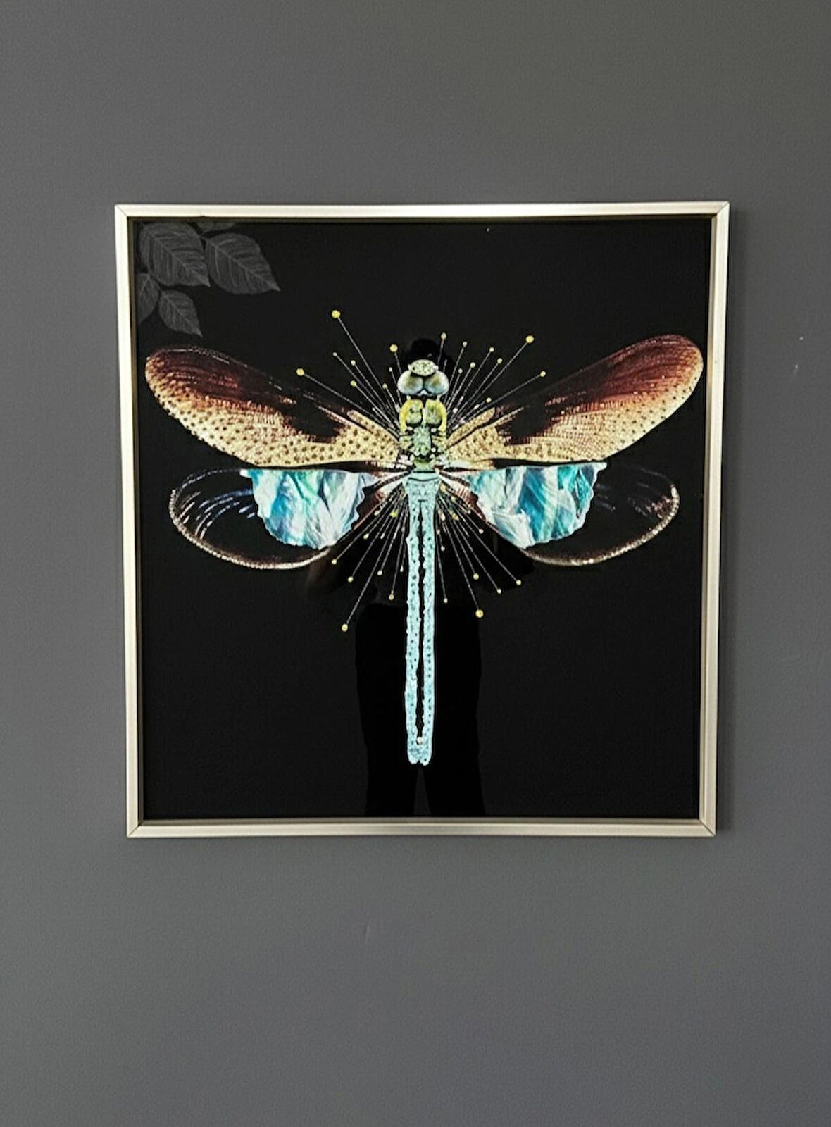 Modern Art Yusufçuk Tablosu - Siyah Zemin