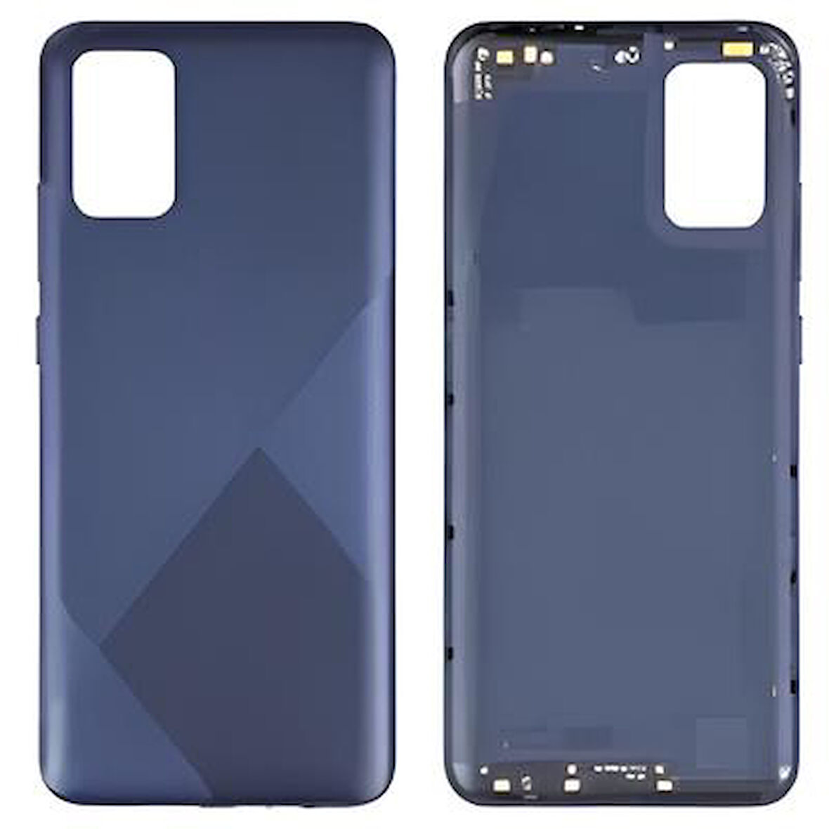 Samsung Galaxy A02S  - SM-A025 FULL Kasa Arka Kapak Takım MAVİ