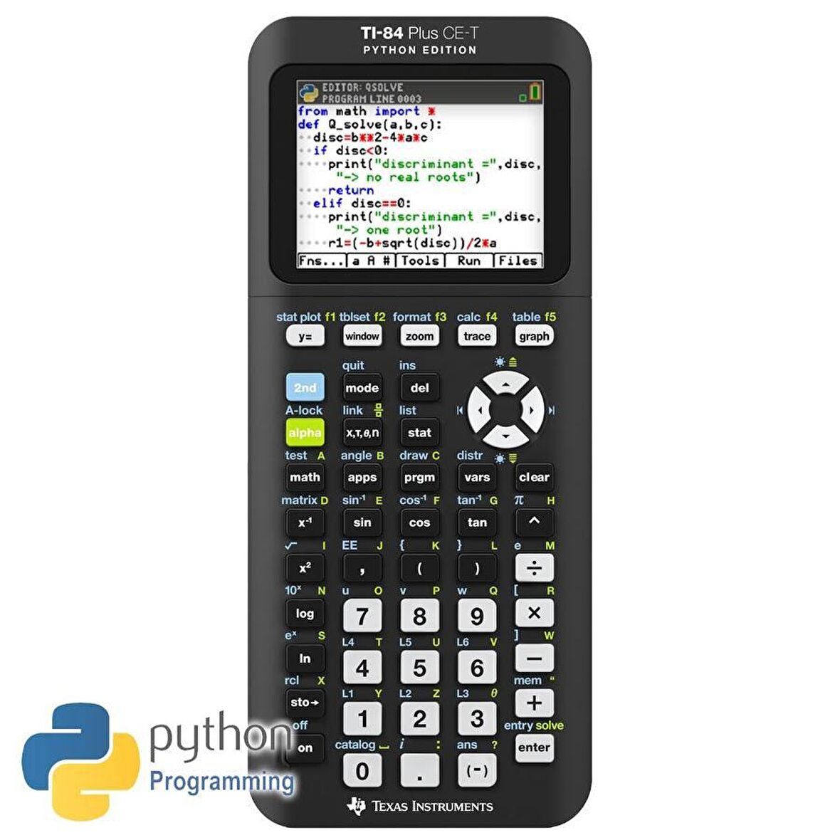 Texas Instruments TI-84 Plus CE-T Python Edition Grafik Bilimsel Hesap Makinesi