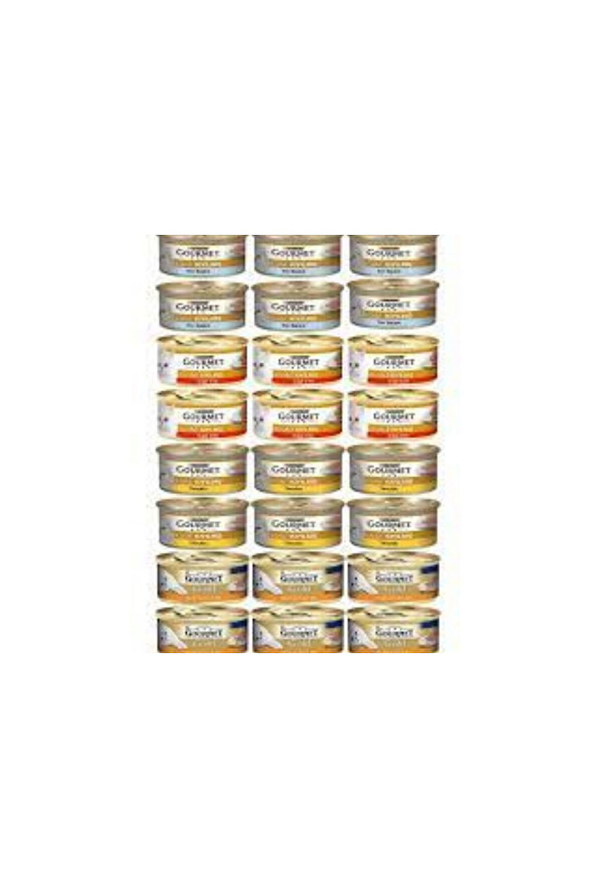 Gourmet Karışık Kıyılmış Konserve Yetişkin Kedi Yaş Maması 24 X 85 G