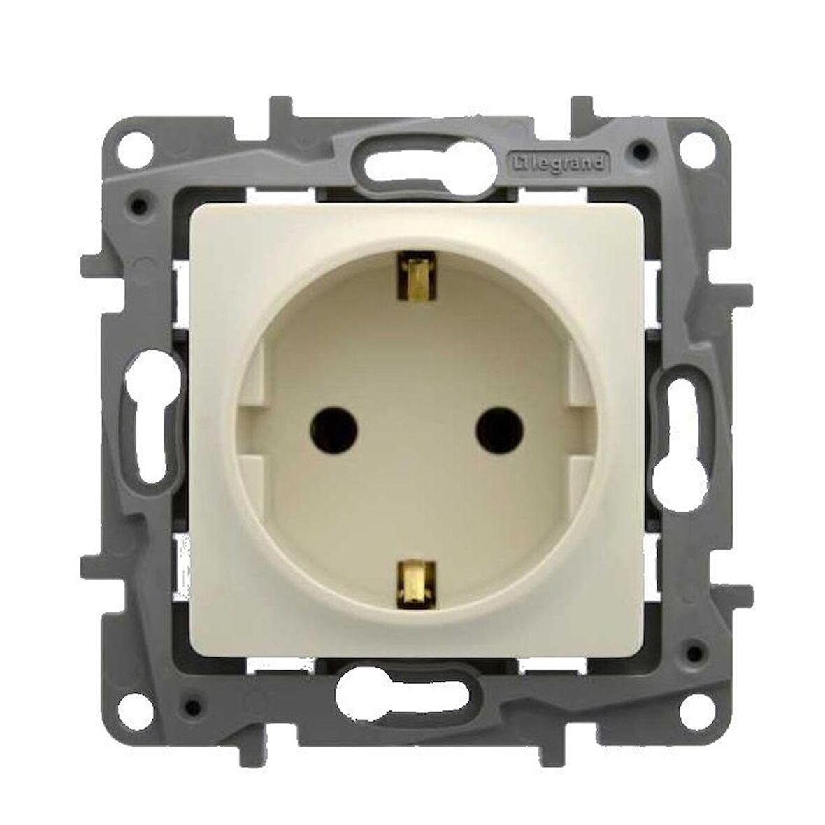 LEGRAND SALBEI TOPRAKLI PRİZ KREM