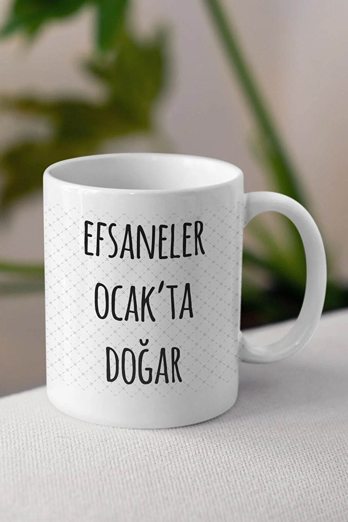 Efsaneler Ocak'ta Doğar Tasarımlı Kupa Bardak Doğum Günü Hediyesi