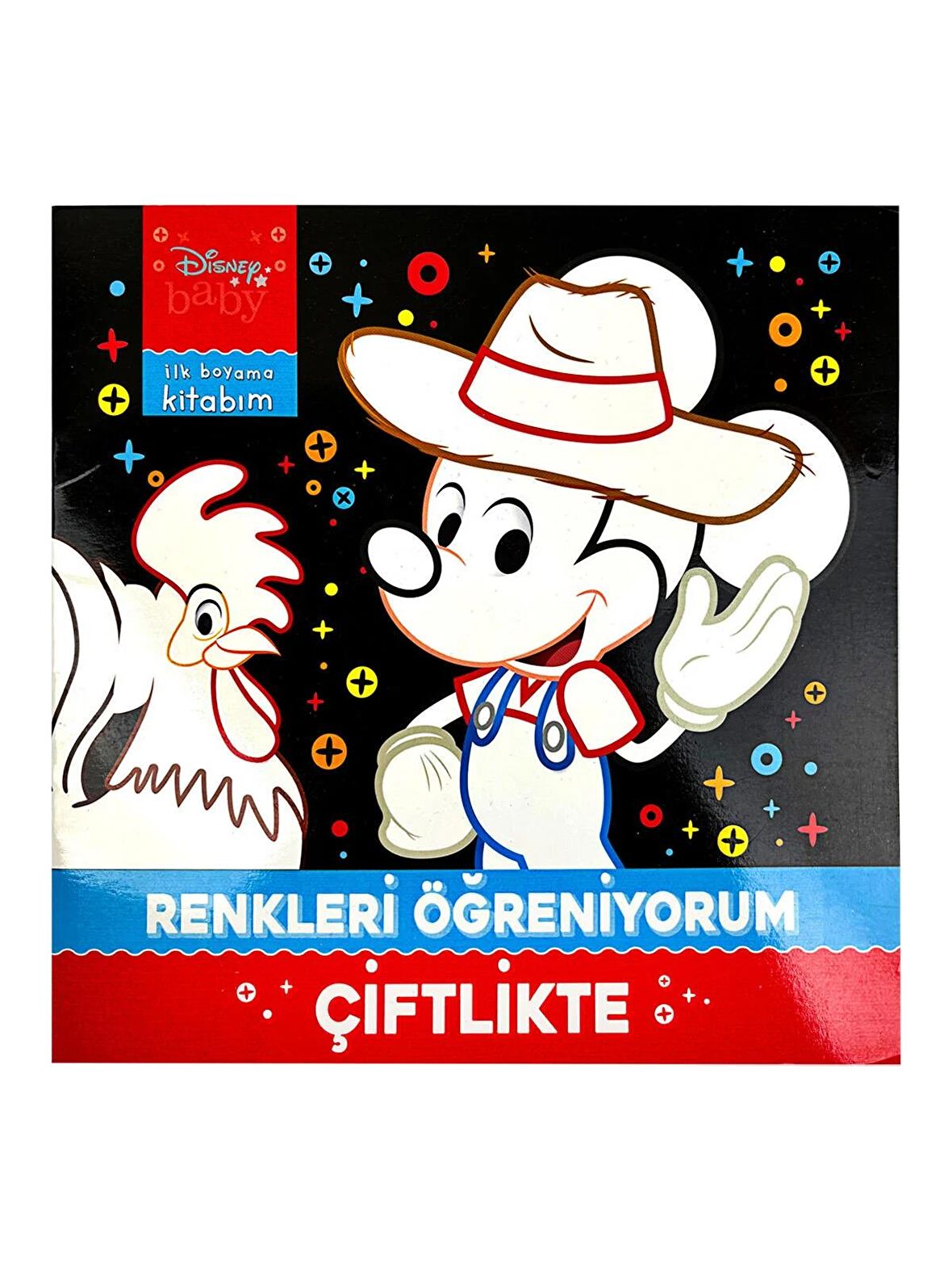 Renkleri Öğreniyorum Çiftlikte Disney Baby İlk Boyama Kitabım