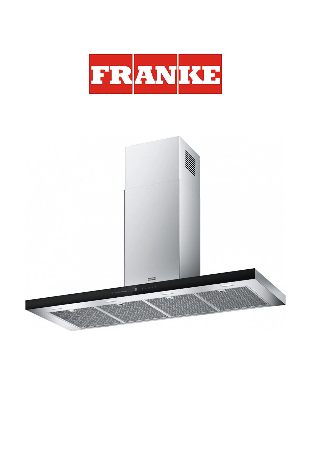 Franke Format Plus FTLN H45 X/BK A120 Siyah + Inox Duvar Tipi Ankastre Davlumbaz