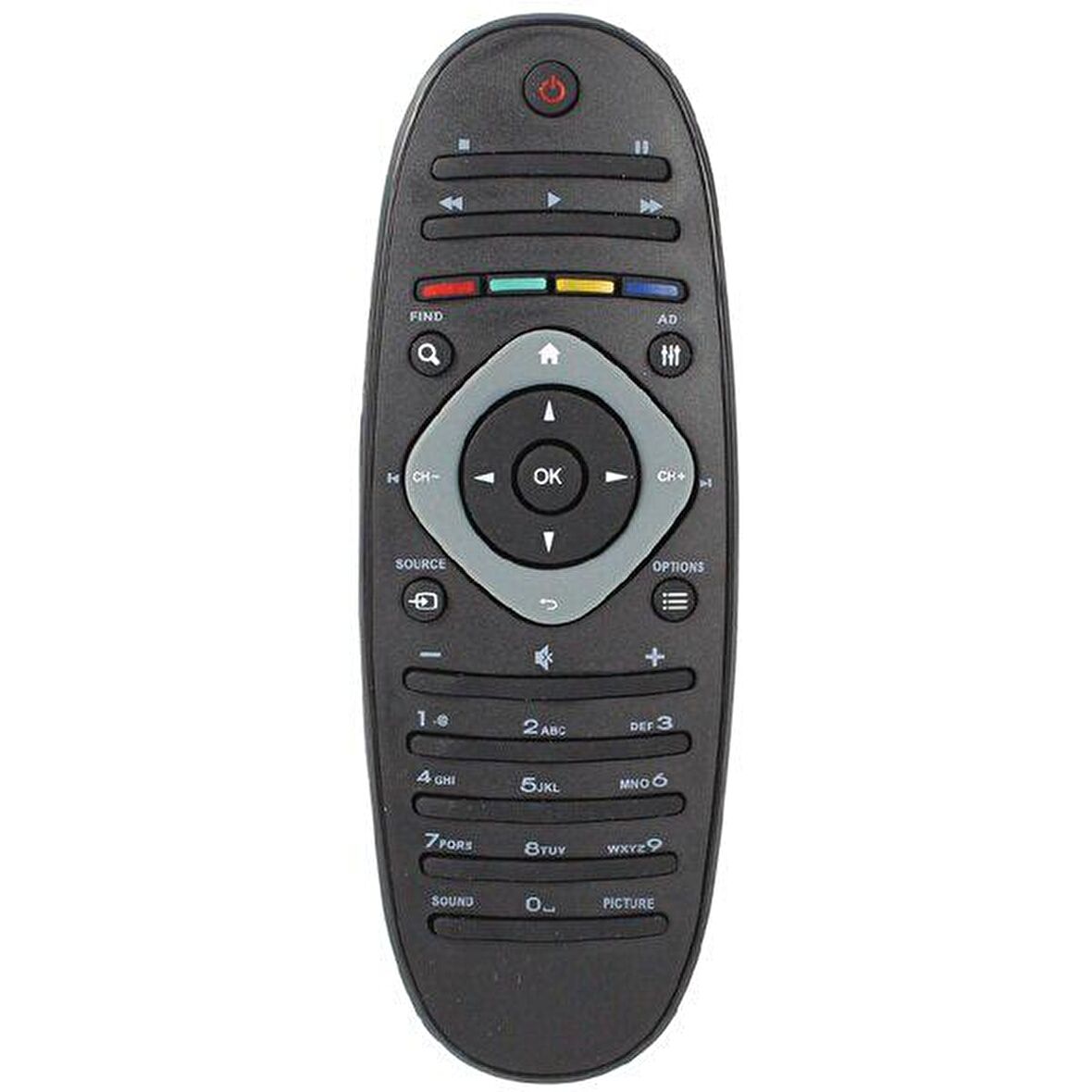 Philips 47PFL7696K/02 Uyumlu Smart Led Televizyon Kumandası