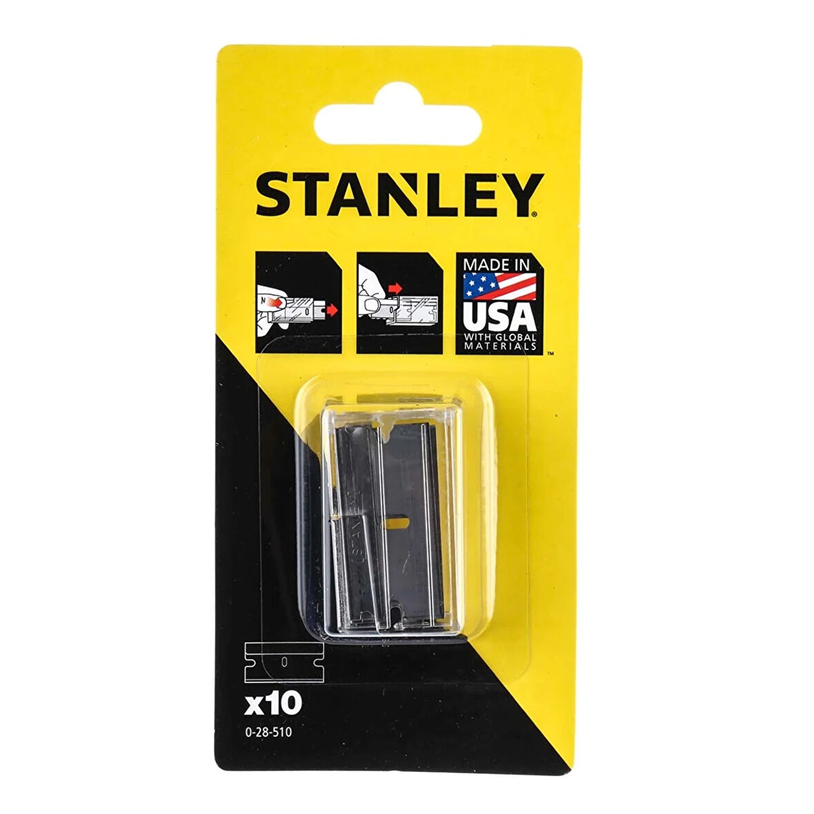 Stanley 0-28-510 Cam Kazıyıcı Yedek Bıçak (0-28-500 için)