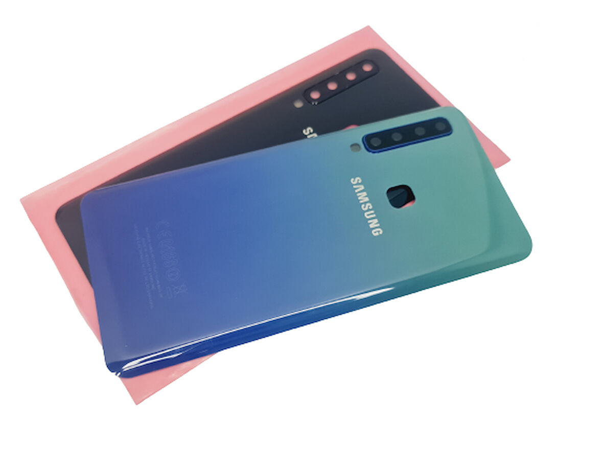 Samsung Galaxy A9 A920 2018 Arka Kapak (CAM FULL LENSLİ ORJİNAL) MAVİ