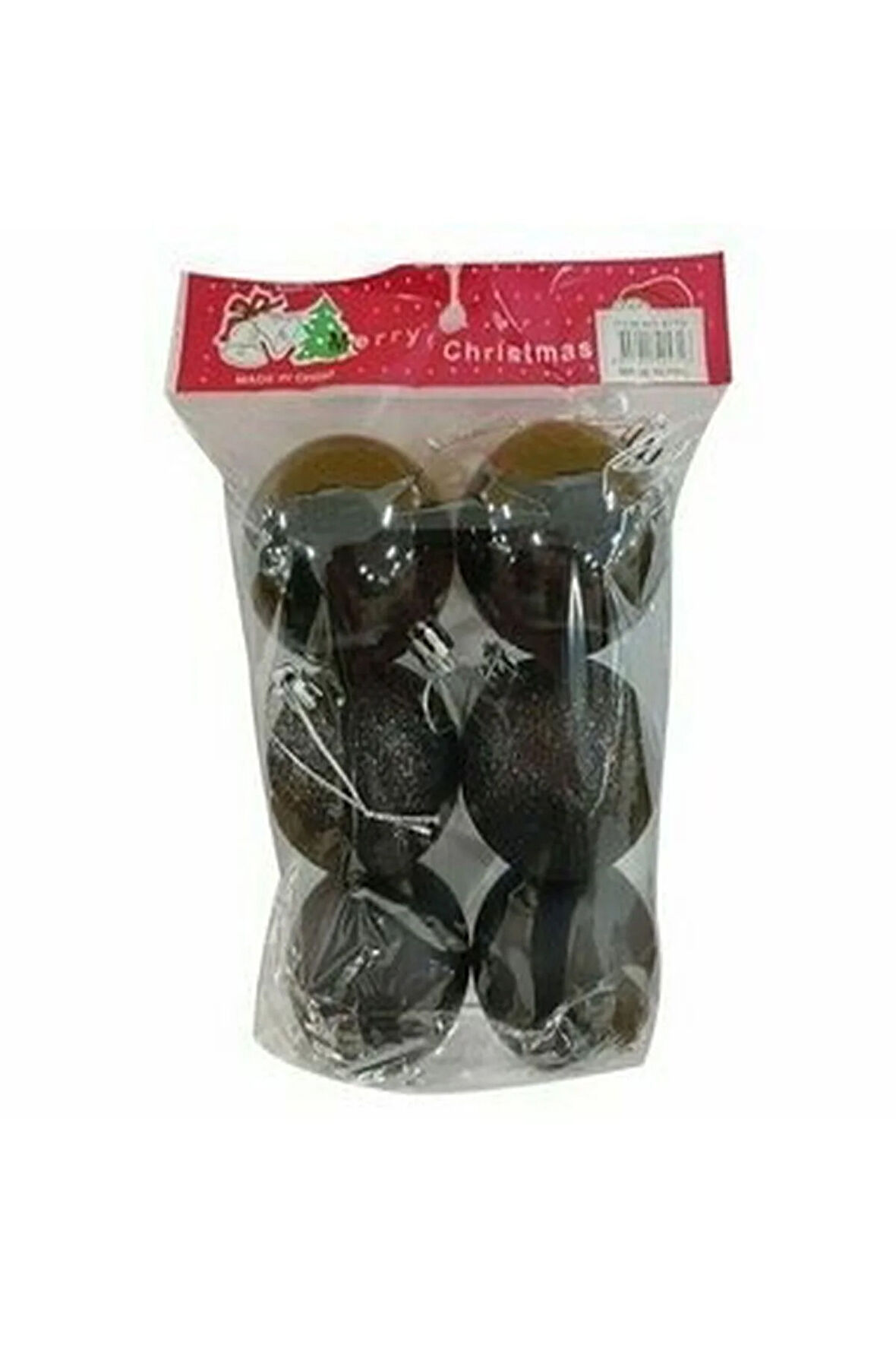 Yılbaşı Ağaç Süsü 6 Lı 6 Cm