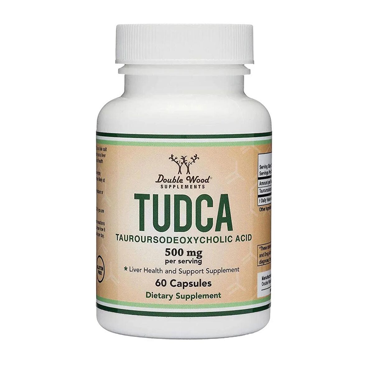 DOUBLE WOOD TUDCA - 60 x 250 mg capsules