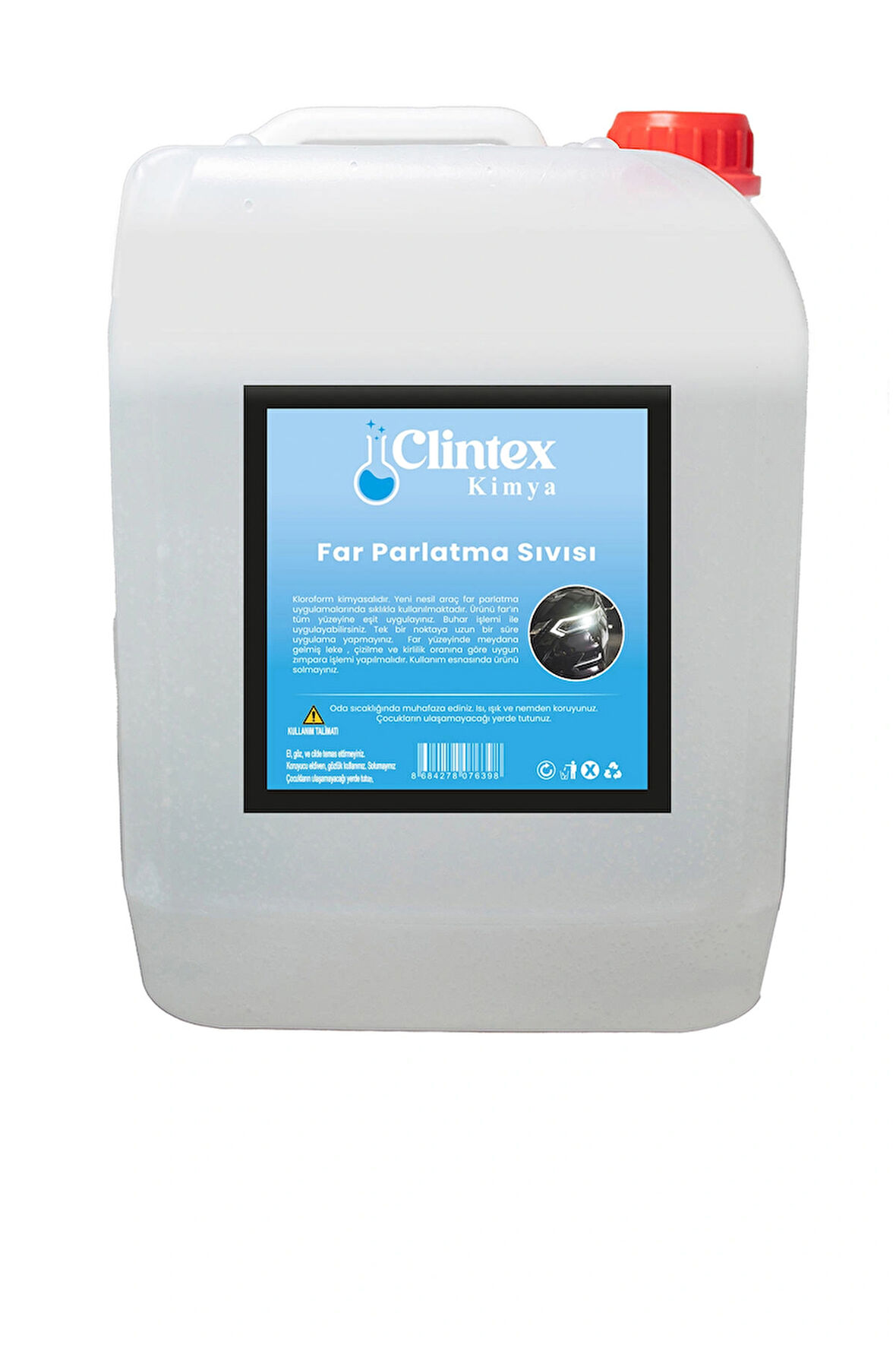 Clintex Kimya Far Parlatma Sıvısı İnce Kloroform 5 Kg