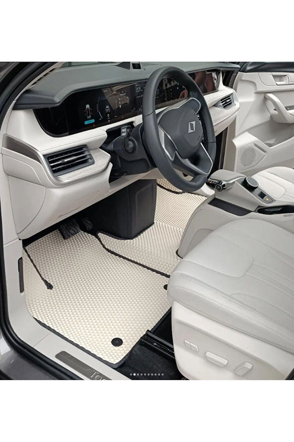 Togg T10 2023-2025 Uyumlu Yeni Nesil Araca Özel Akıllı Oto Paspas Havuzlu Oto Paspas Araba Paspas