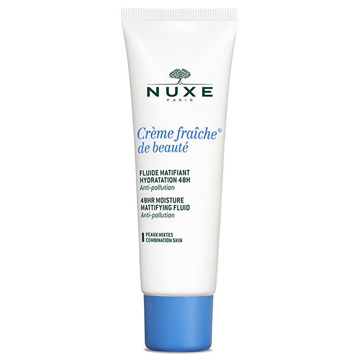 Nuxe Creme Fraiche De Beaute 48H Normal Ciltler İçin Su Bazlı Yağsız Matlaştırıcı Yüz Bakım Kremi 50 ml