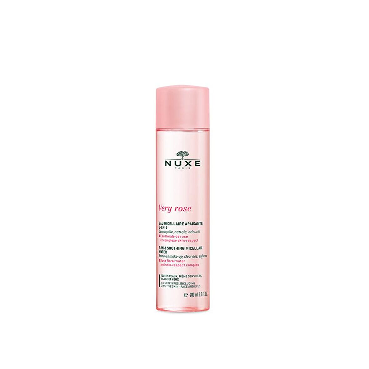 Nuxe Very Rose 3-In 1 Soothing Micellar Water - Temizleyici Misel Su 200ml