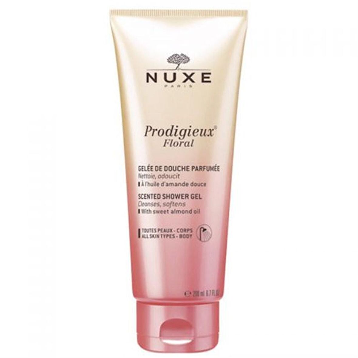 Nuxe Prodigieux Floral Tatlı Badem Yağı Aromalı Arındırıcı Tüm Ciltler İçin Duş Jeli 200 ml