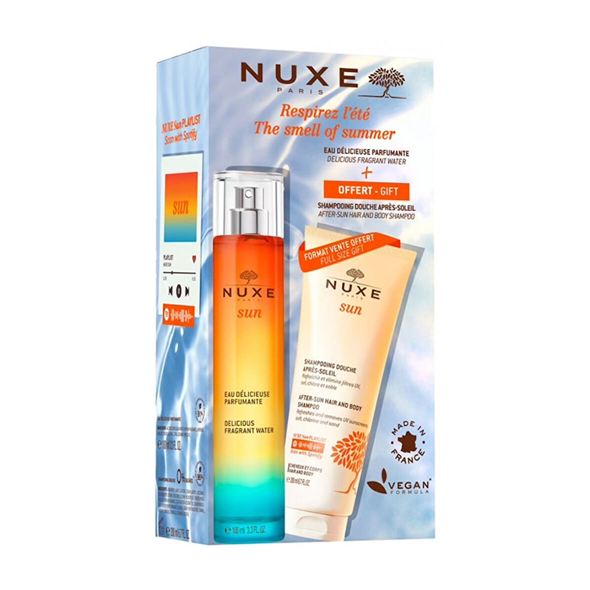 Nuxe Sun Parfüm 100ml & Güneş Sonrası Şampuanı 200 ml Set