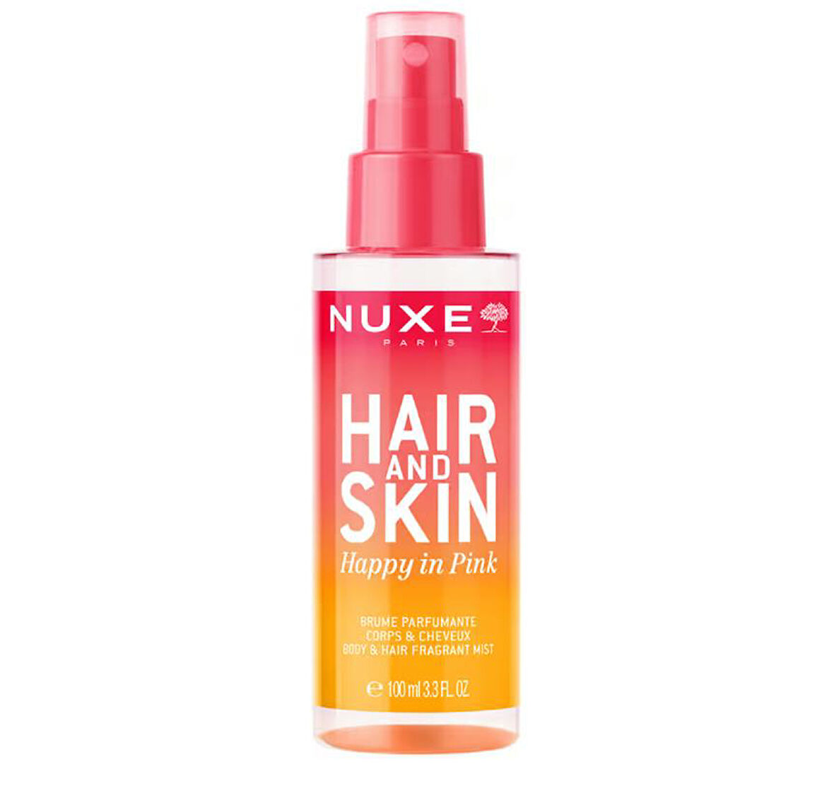 Nuxe Hair & Skin Happy In Pink Body and Hair Fragrant Mist 100 Ml