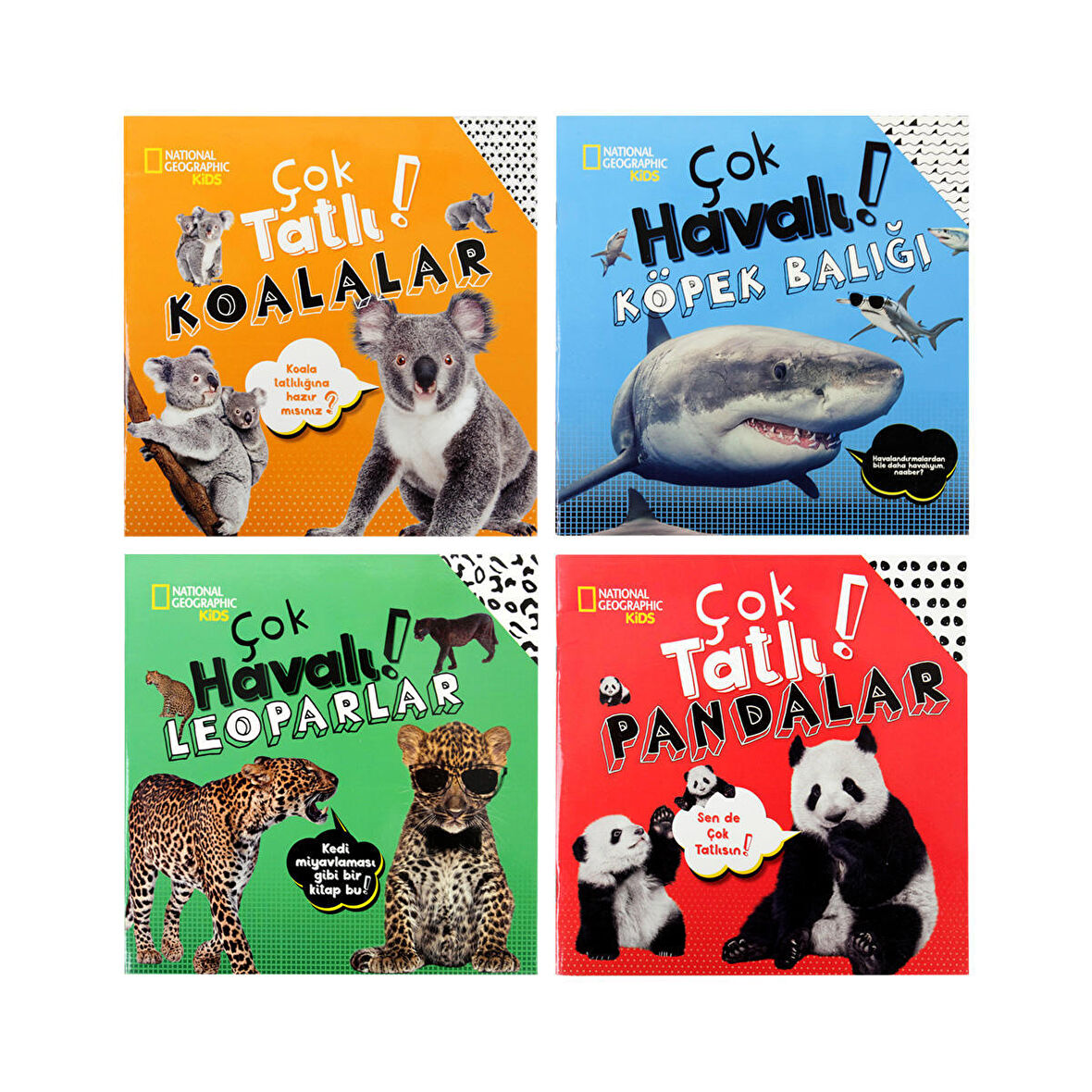 National Geographic Kids Çok Tatlı ve Havalı Hayvanlar Kitap Set