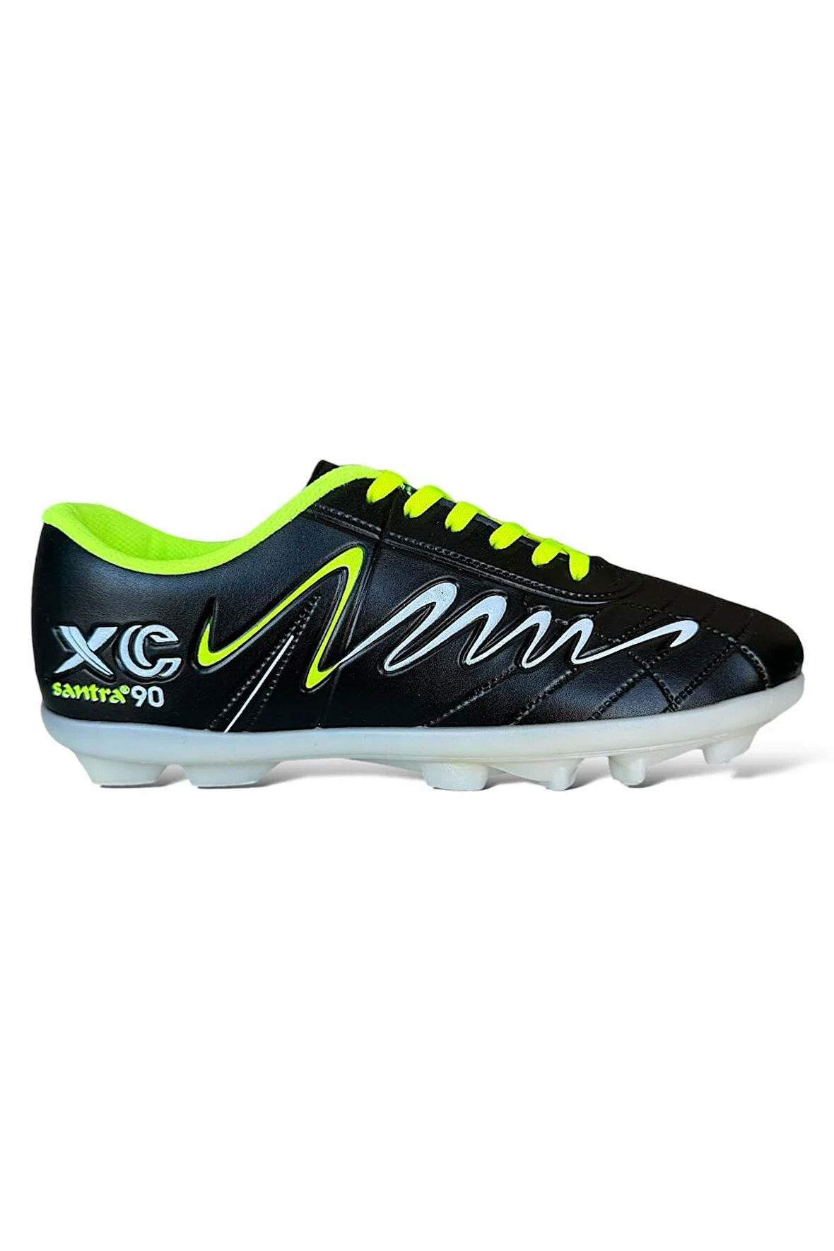 Erkek Krampon Dişli Futbol Ayakkabısı SARI - SİYAH