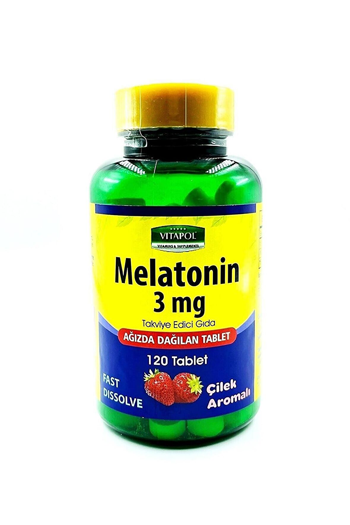 Vitapol Melatonin 3 Mg Çilekli Ağızda Dağılan 120 Tablet