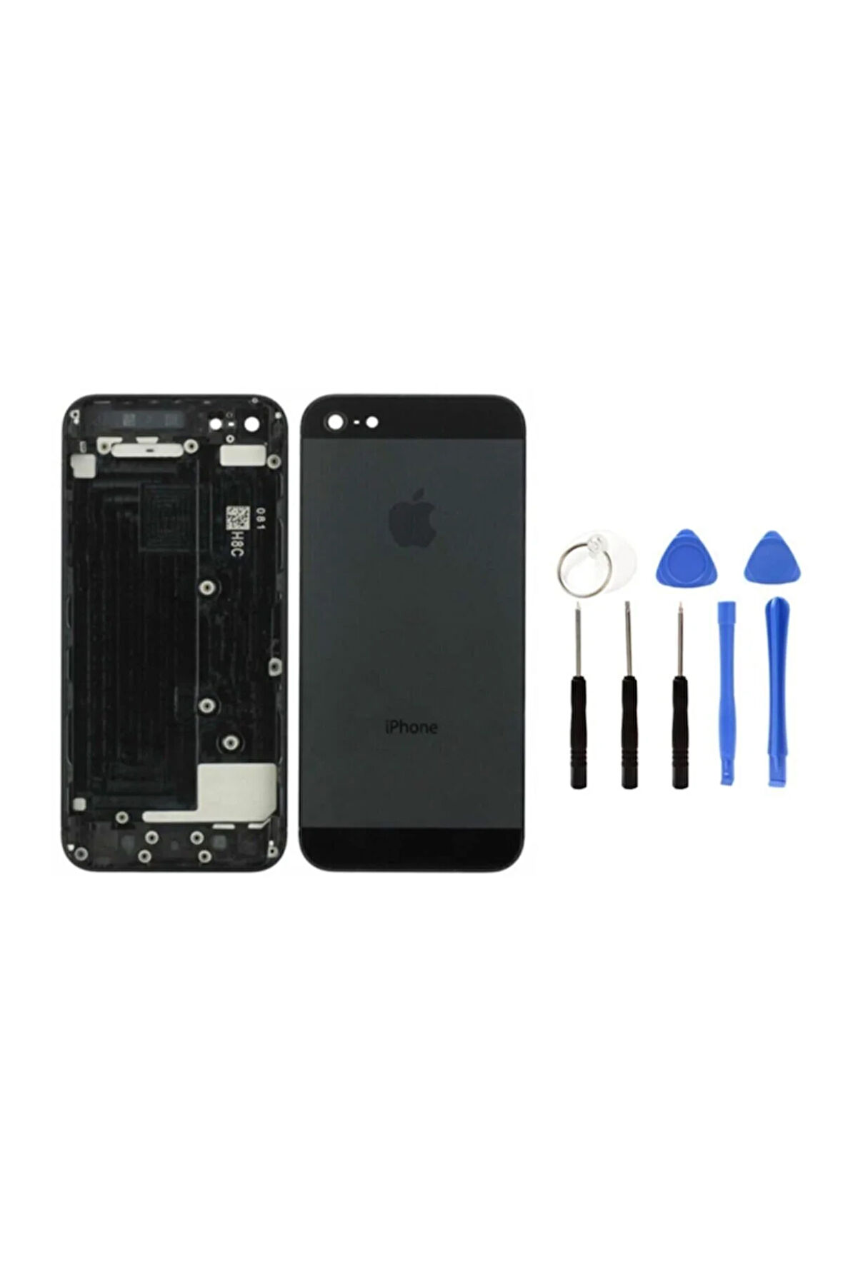 Iphone 5g Uyumlu  Boş Kasa Siyah (tamir Seti Hediyeli)