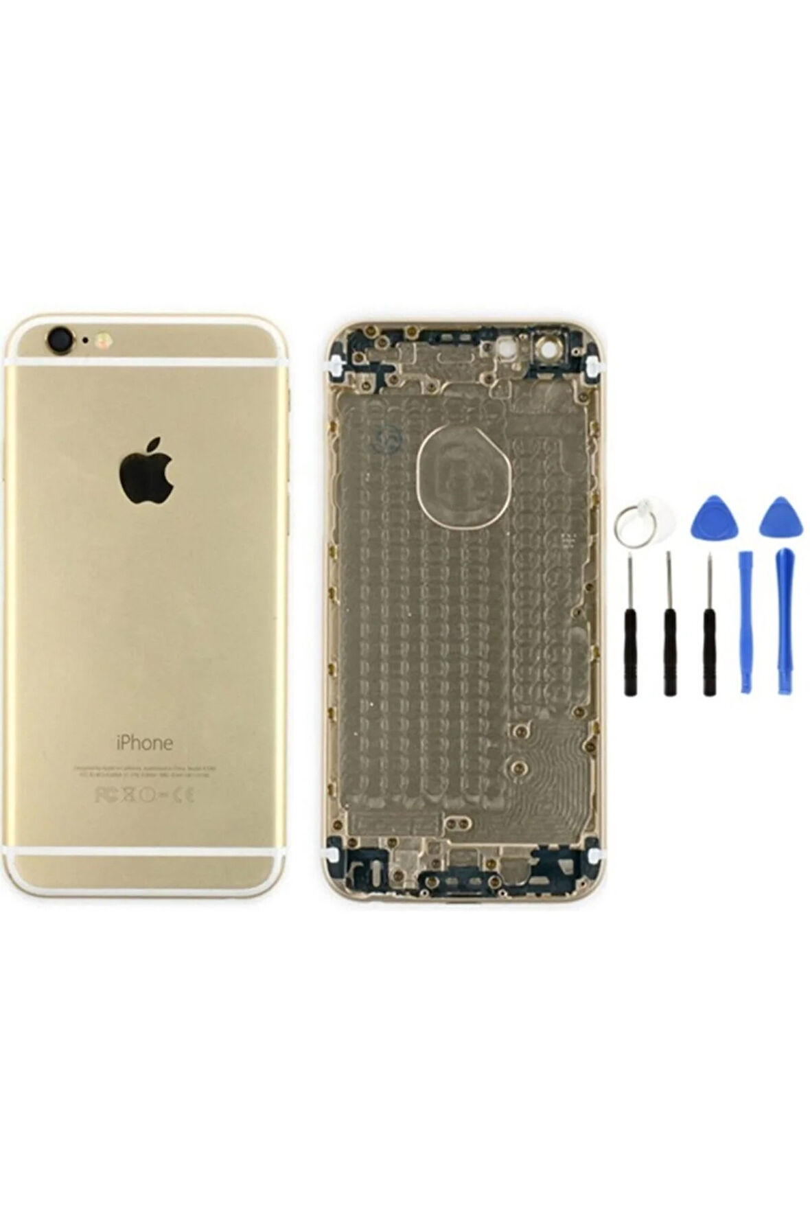 Iphone 6g Uyumlu Boş Kasa Gold (tamir Seti )