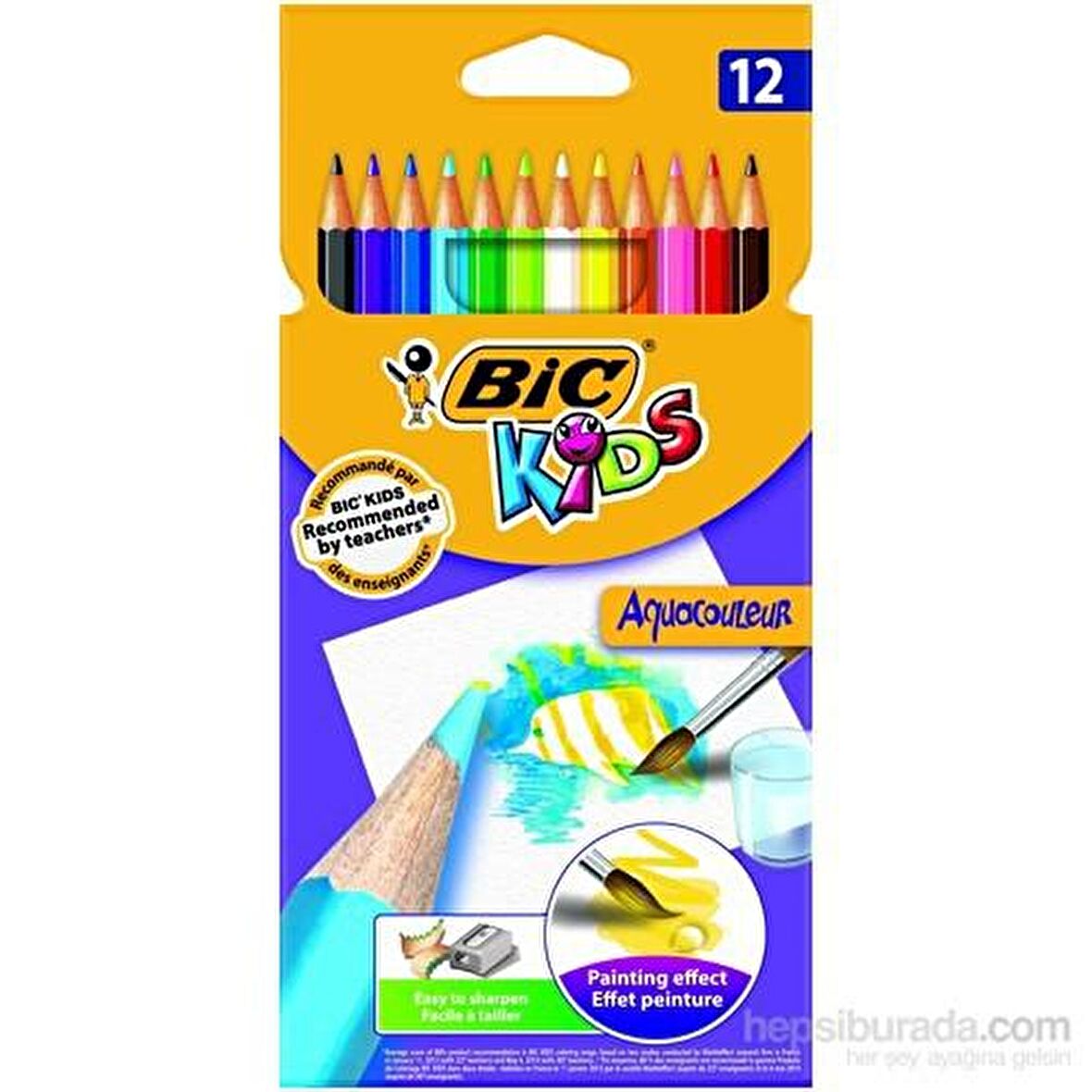 Bic Kuruboya Aquacouleur 12 Li 8575613