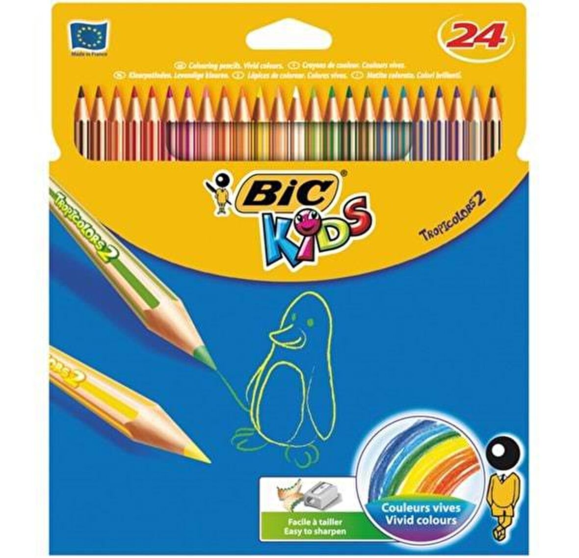 Bic Kuruboya Tropicolor2 Uzun 24 Lü 832568