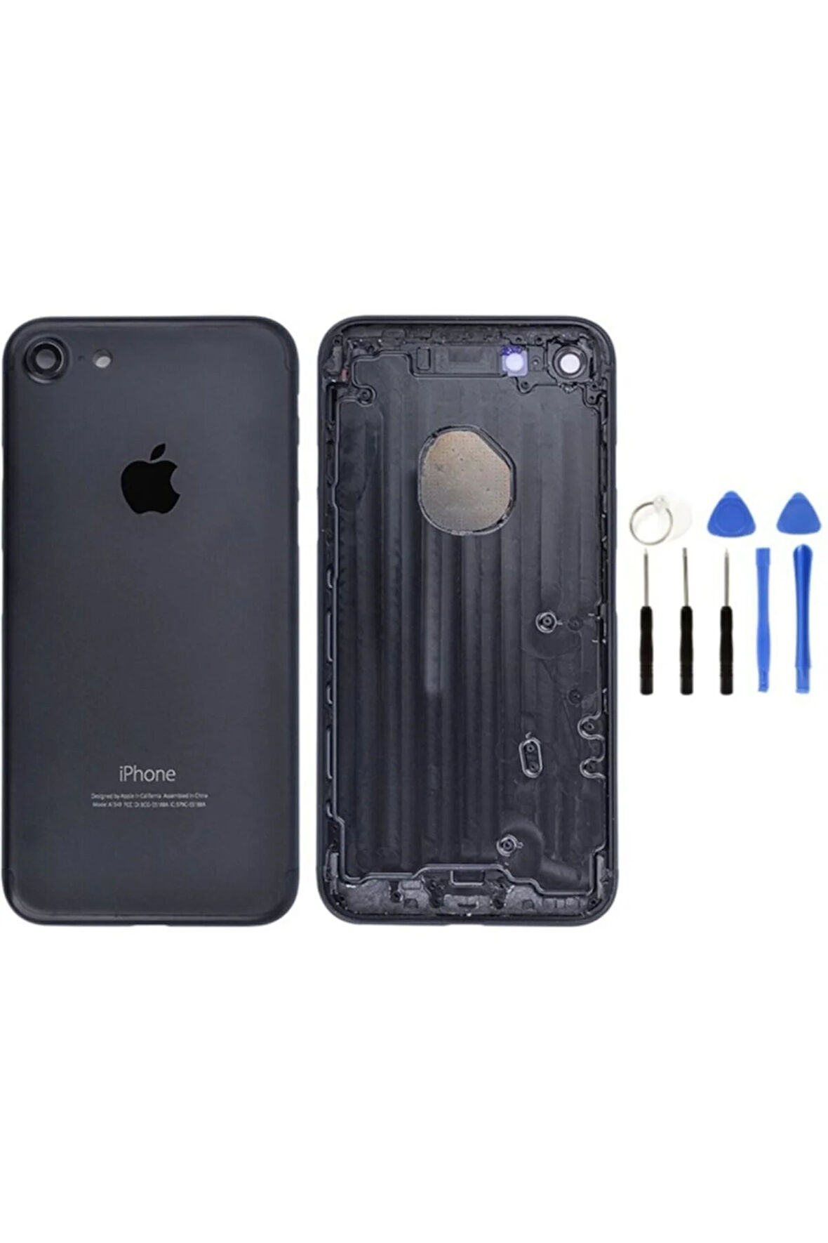 Iphone 7g Uyumlu  Boş Kasa Mat Siyah (tamir Seti Hediyeli)
