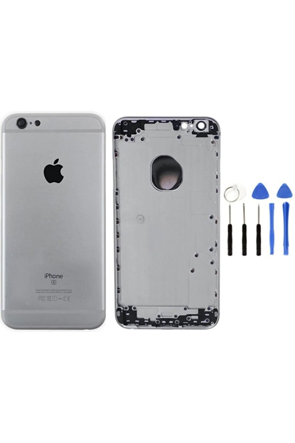 Iphone 6s Plus Boş Kasa Siyah (tamir Seti Hediyeli)