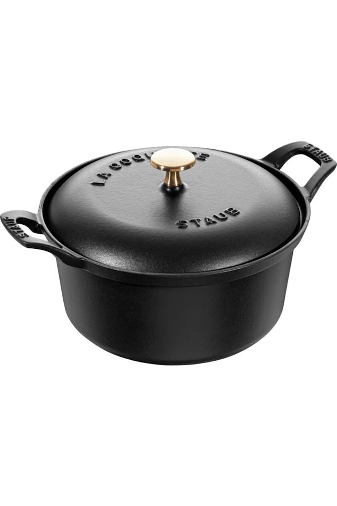 STAUB LA COCOTTE DÖKÜM TENCERE | SİYAH | 20 CM | 2,5 L | YUVARLAK