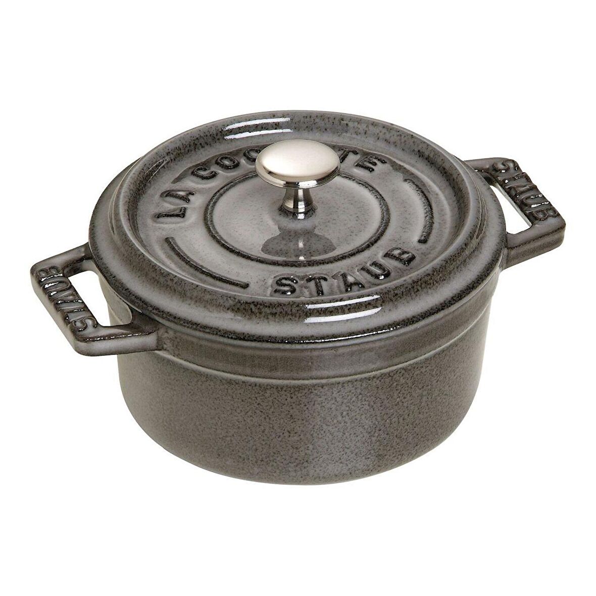 Staub Grafit Gri Mini Döküm Tencere