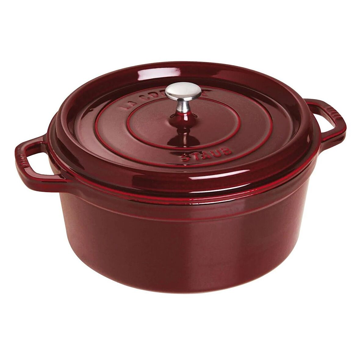 STAUB 405093620 DÖKÜM TENCERE YUVARLAK BORDO 28 CM