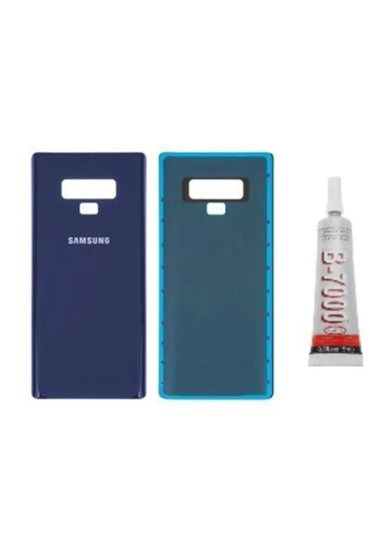 Samsung Galaxy Note 9 Arka Pil Kapağı Mavi (b7000 15ml Hediyeli)