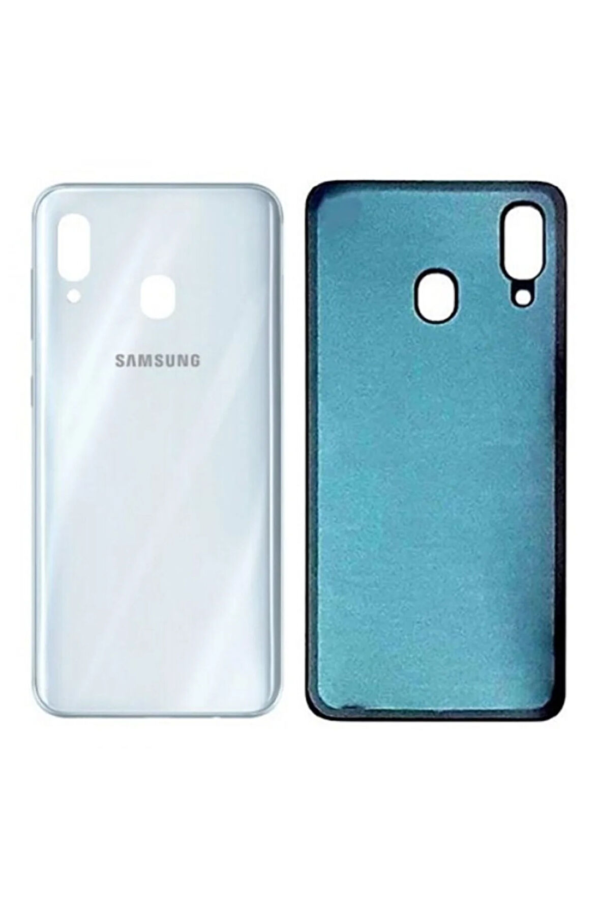 Samsung Galaxy A30 A305 Arka Kapak Beyaz