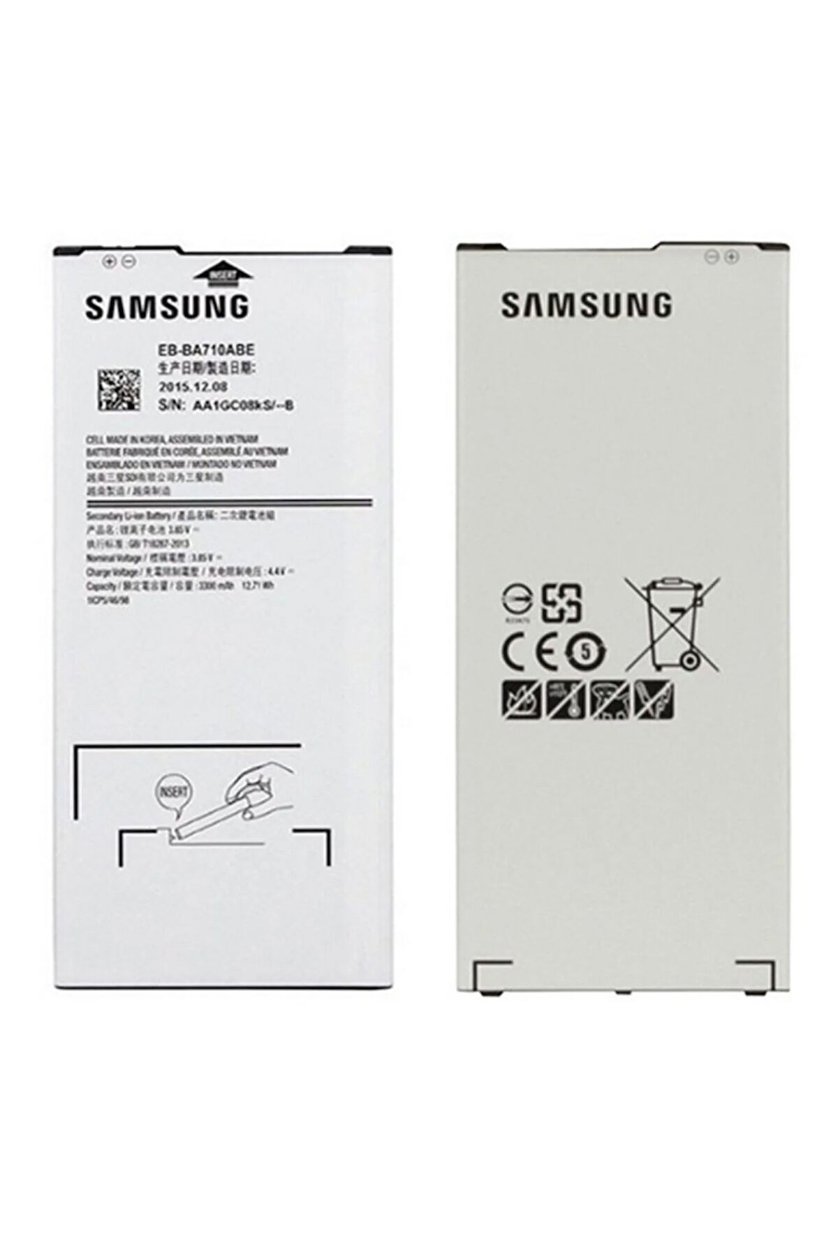 Samsung Galaxy A710 Batarya Pil Eb-ba710abe