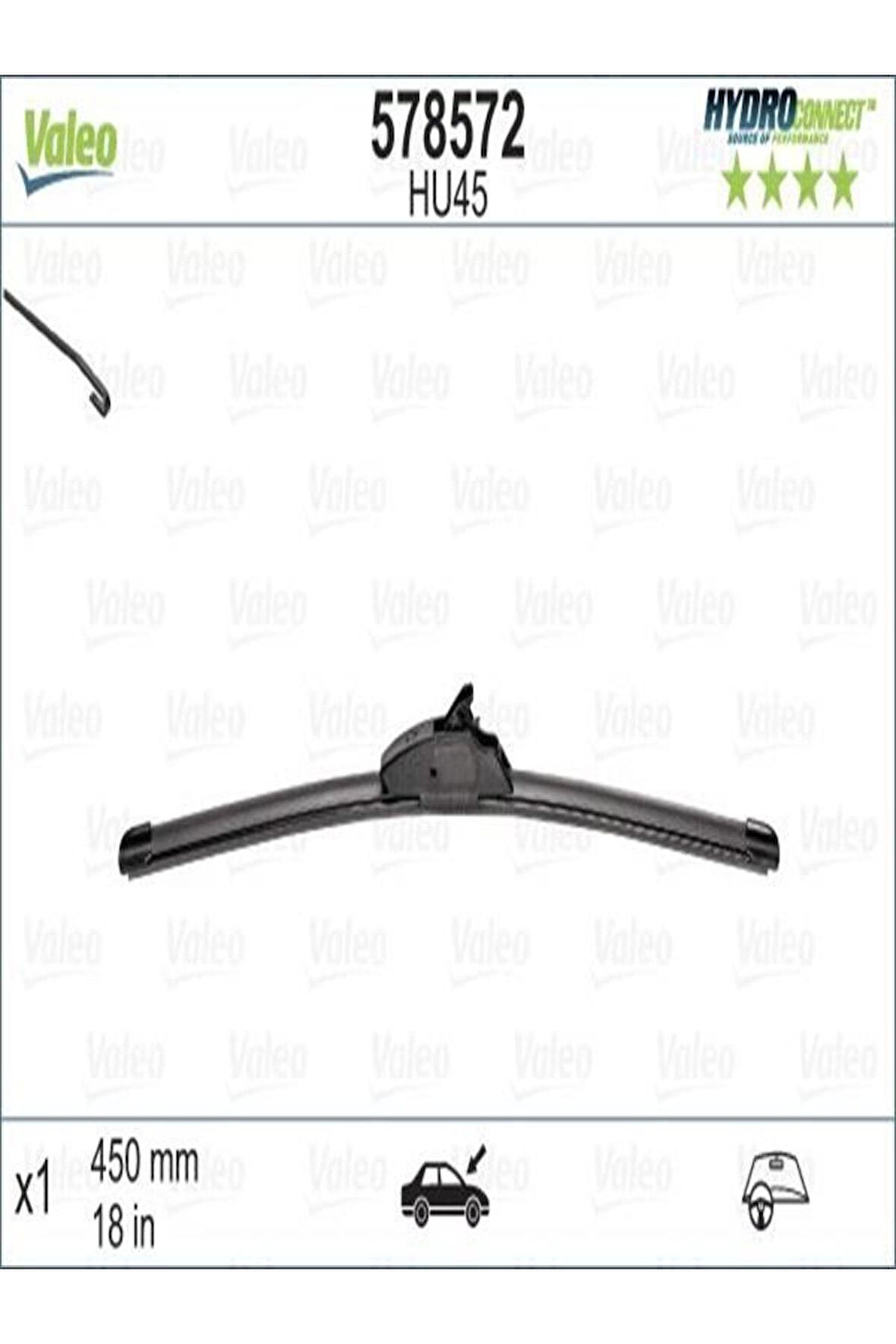 578572 Silecek Supurgesi On Upgrade Hu45 (X1) (450 MM) 1611348580 (WM565488)