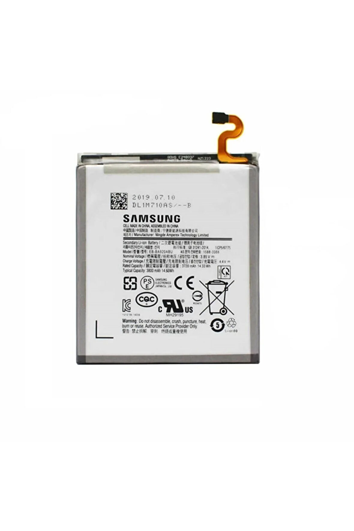 Samsung Galaxy A9 2018 A920 Batarya Pil Eb-ba920abu