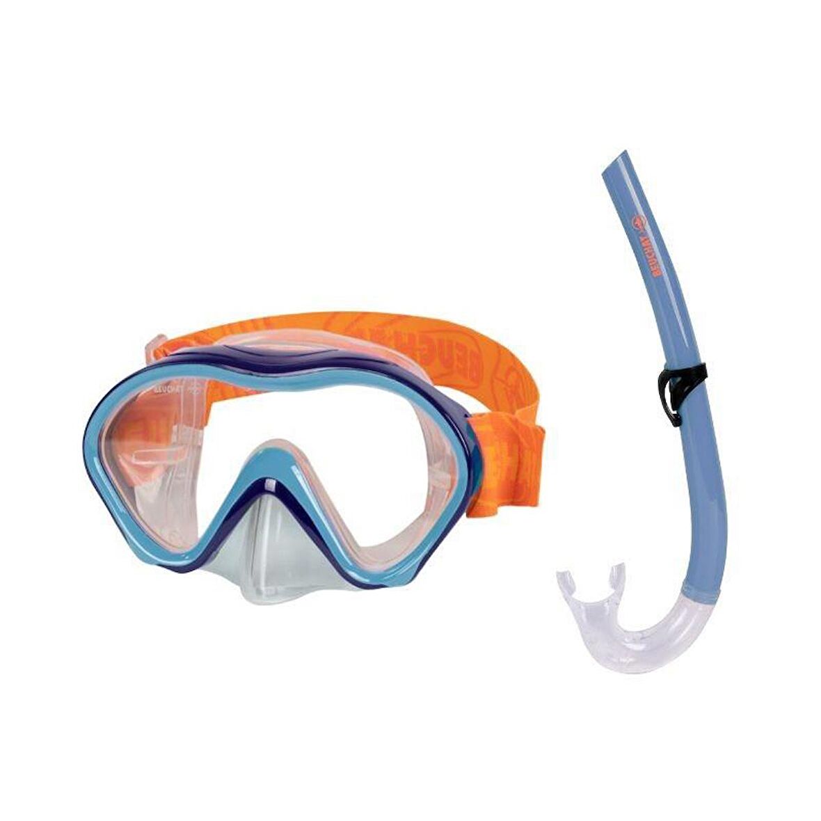 BEUCHAT SET MS OCEO, Çocuk, Maske Şnorkel, Mavi Bahar