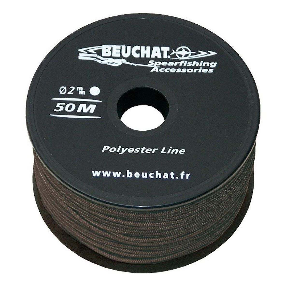 BEUCHAT Zıpkın Makara İpi Polyester 50m, 2mm, siyah