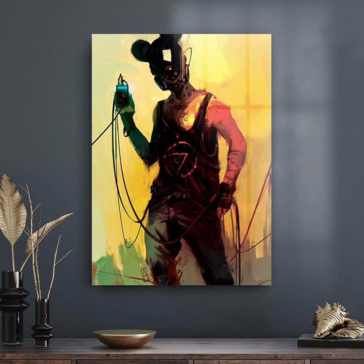 Decovetro Cam Tablo Cyberpunk Future