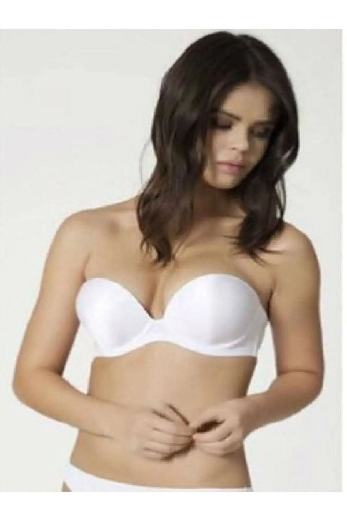 2 Beden Büyüten Push-up Dolgulu Sütyen