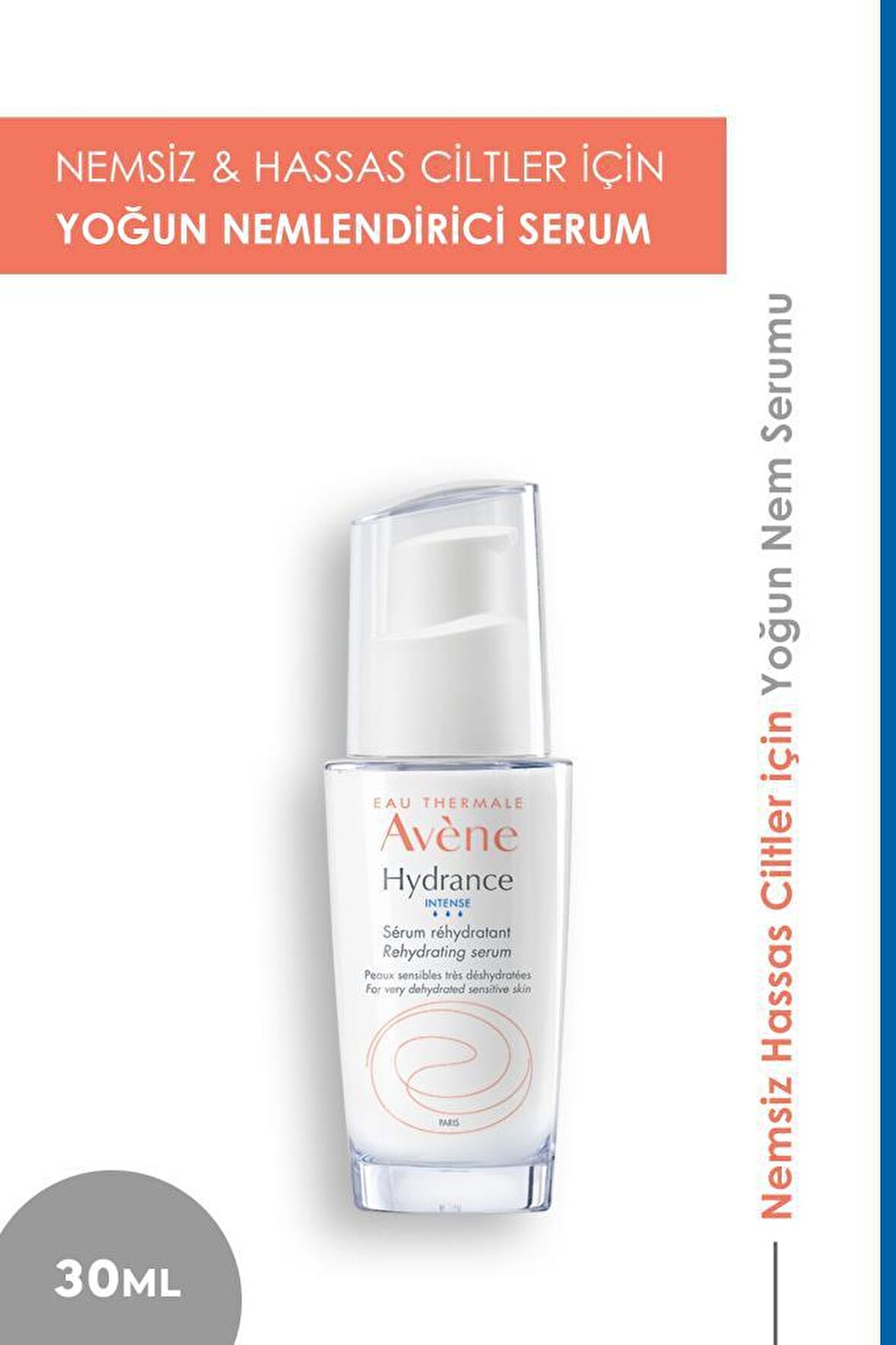 Avene Hydrance Intense Tüm Cilt Tipleri İçin Su Bazlı Yağsız Nemlendirici Yüz Bakım Serumu 30 ml