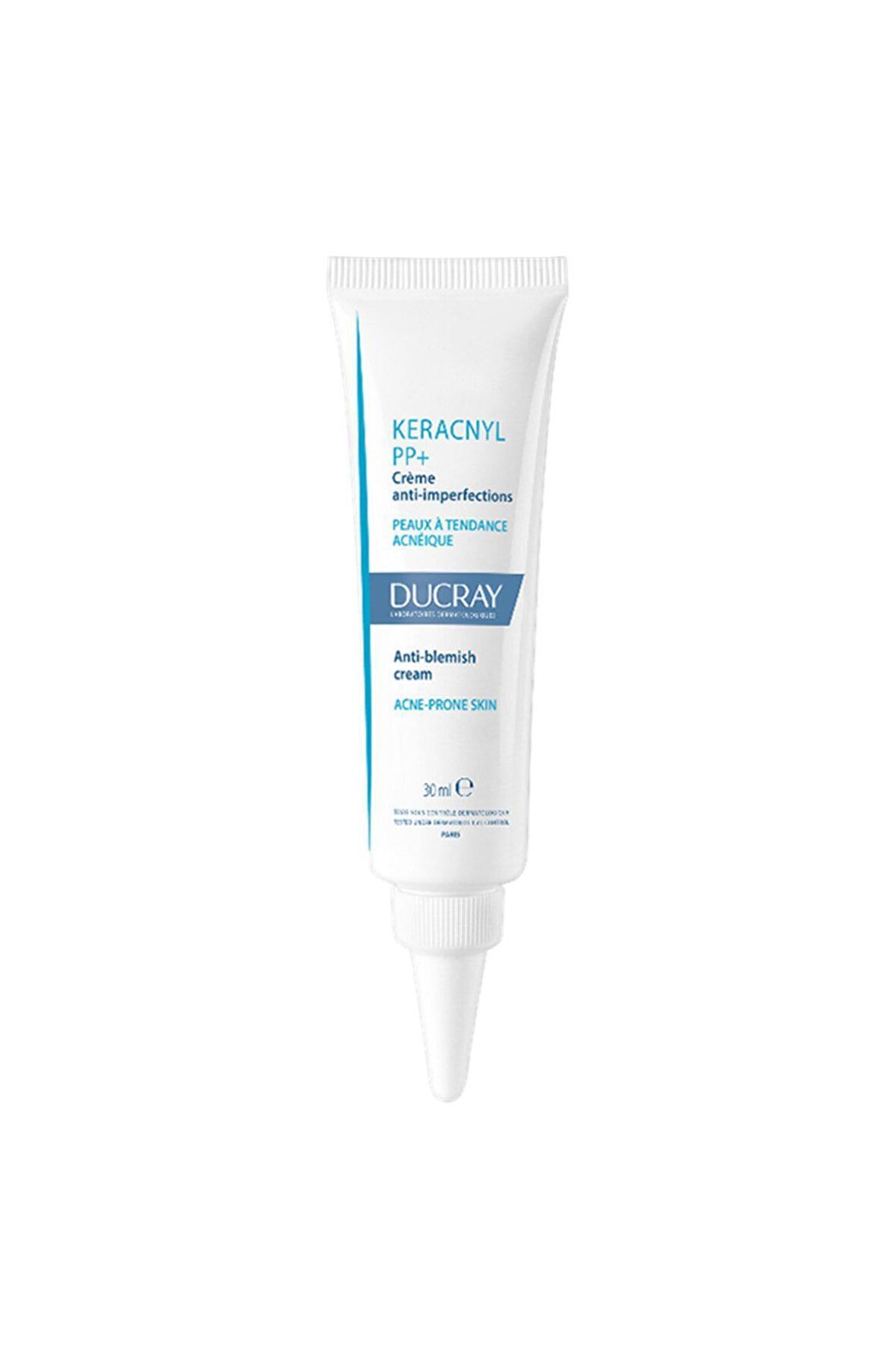 Ducray Keracnyl PP+ Yağlı Ciltler İçin Akne Karşıtı Gece-Gündüz Siyah Nokta Kremi  30 ml 