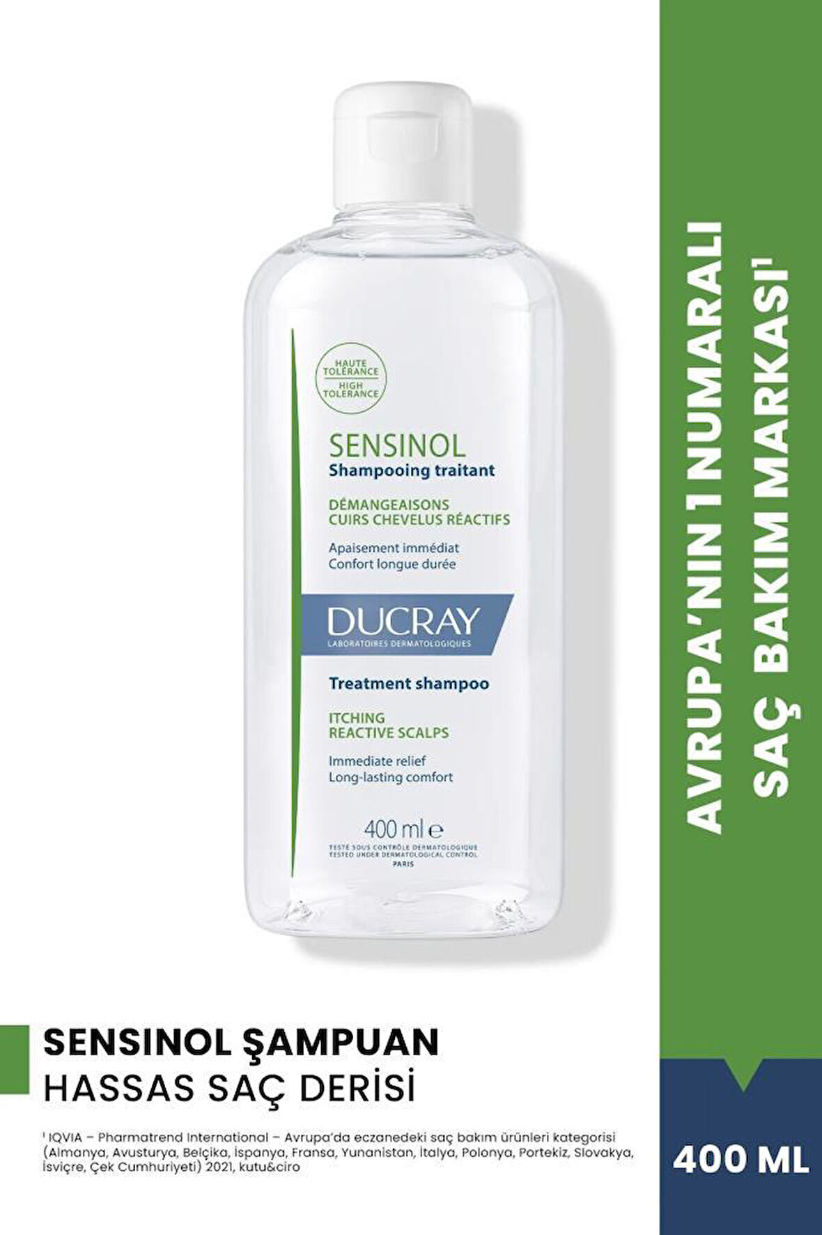 DUCRAY Sensinol Şampuan 400 ml