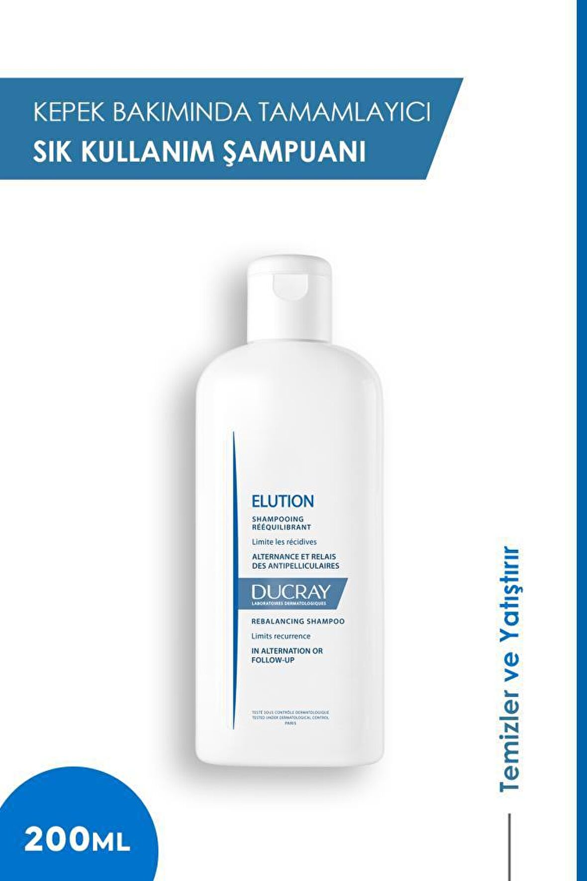 Ducray Elution Tüm Saçlar İçin Yatıştırıcı Şampuan 200 ml
