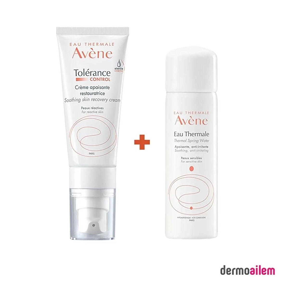 Avene Tolerance Control Soothing Skin Recovery Cream 40 ml Termal Su 50 ml Hediyeli