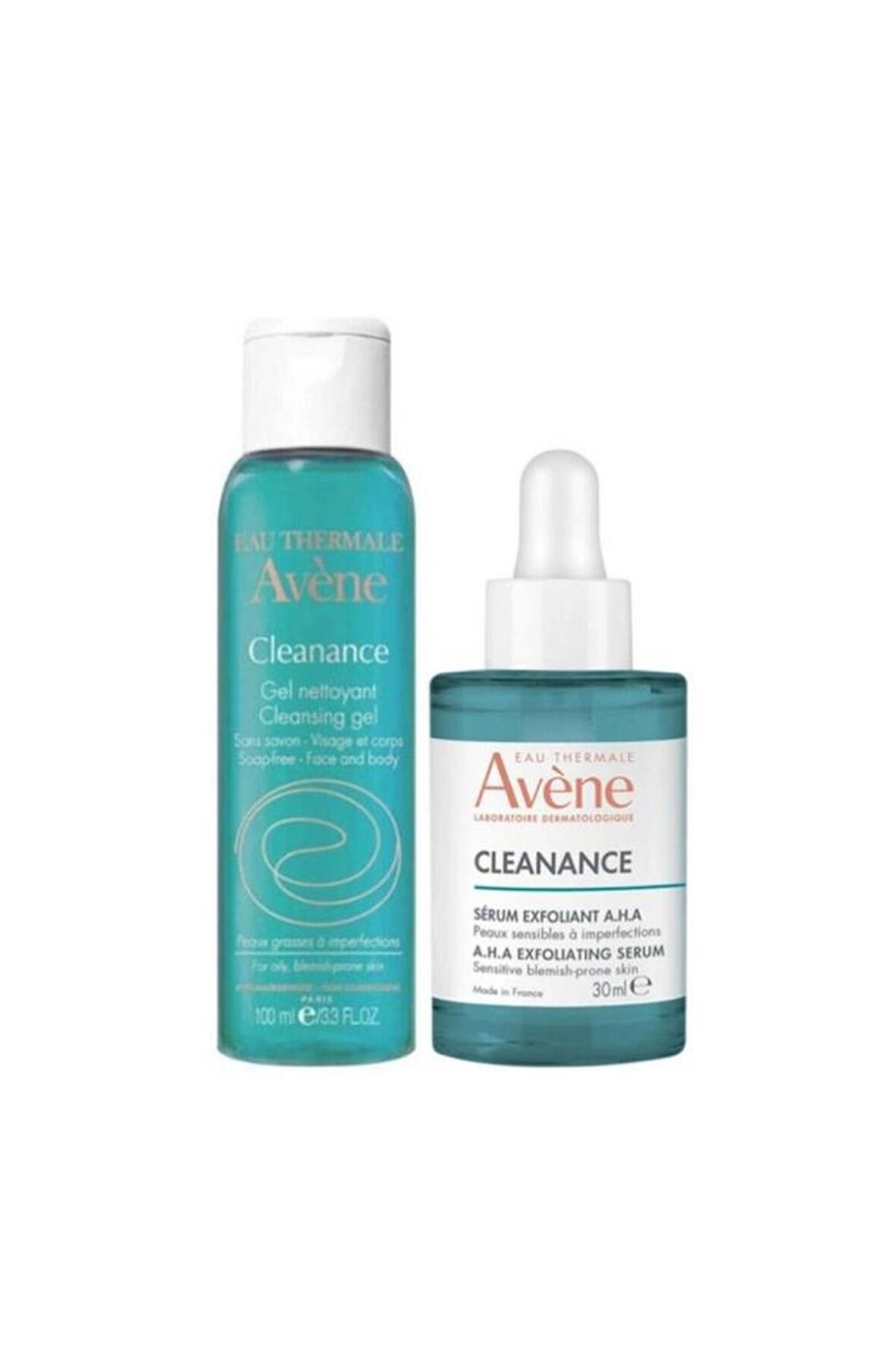 AVENE Cleanance A.H.A. Exfoliating Serum 30 ml ALANA 100 ml Temizleme Jeli HEDİYE