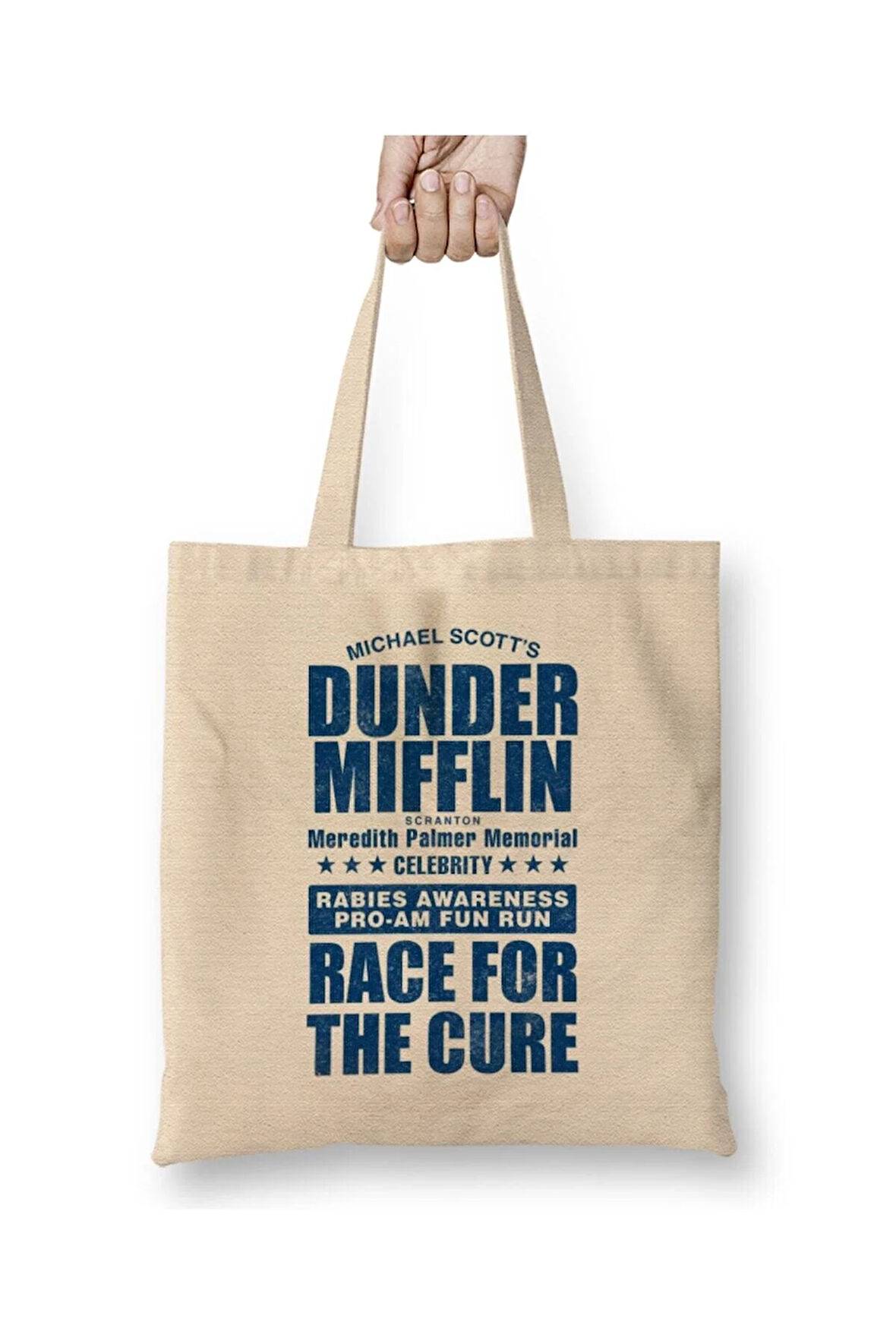 The Office Dunder Mifflin Bez Çanta Uzun Saplı