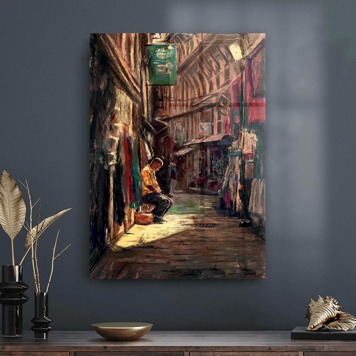 Decovetro Cam Tablo Yağlı Boya Çarşı