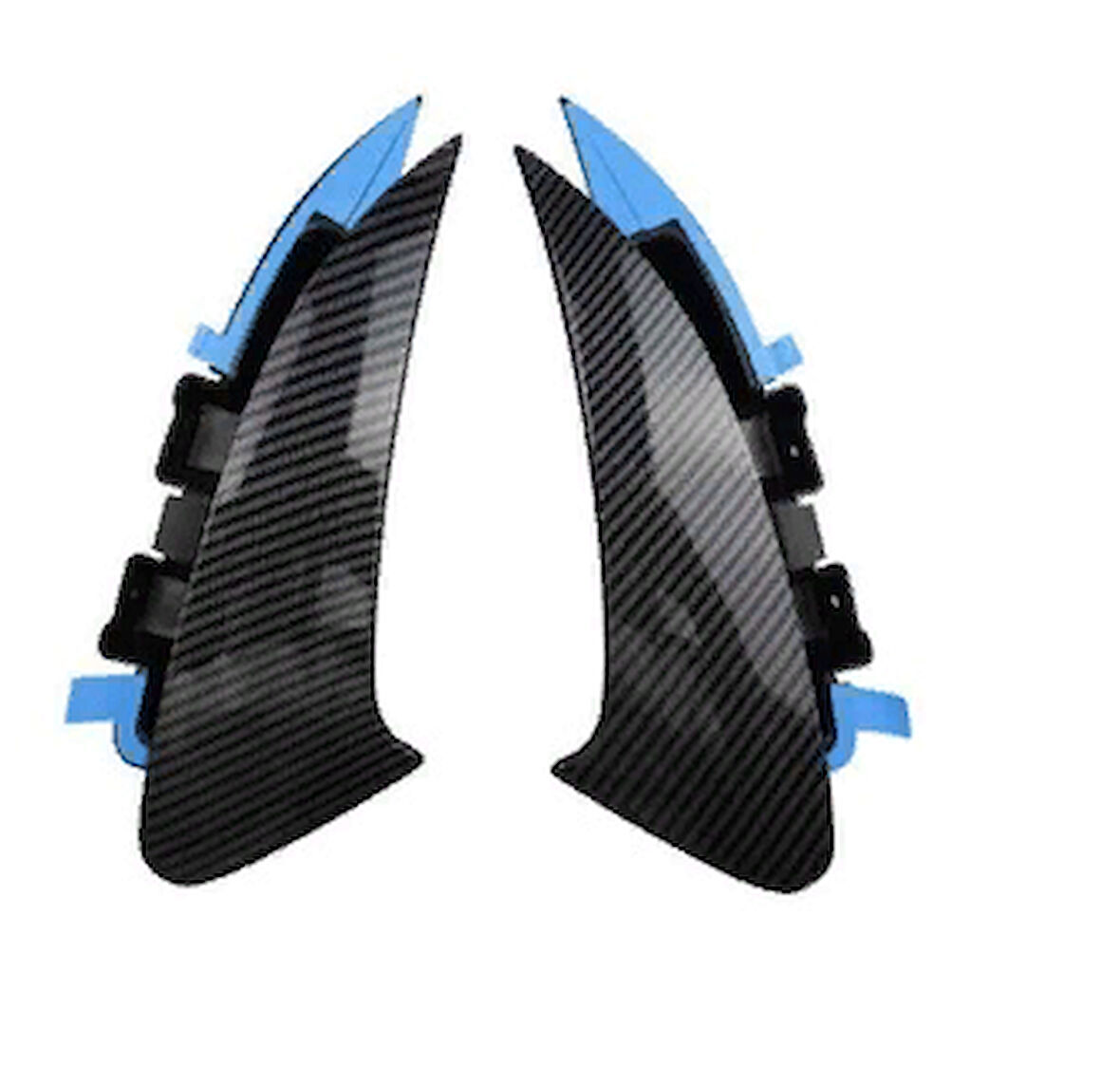 Mercedes W118 Cla 2019+ Uyumlu Arka Tampon Bıçakları - 2 Parça - Karbon